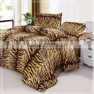 Hot Selling Zebra Prints MicroPlush Bedding Set thumbnail-3