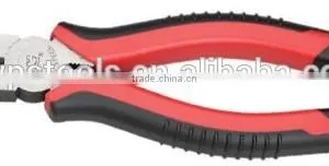 China CR V Janpanese Combination Pliers With Two Color Handle thumbnail-1