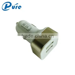 Wholesale Brand New Fashional Design 12v Solar Car Battery Charger 5V 2.1A Output 2 Usb Car Charger thumbnail-6