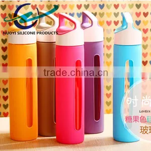 Long Hollow Out Silicone Cup Sleeve thumbnail-5