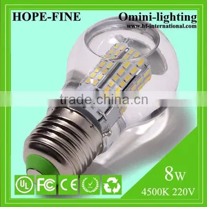 A15 A19 SERIES LIQUID COOLED LED BULB WITH TRANSPARENT AND MILKY COLOR thumbnail-2