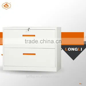 Short Smart Lateral KD 2 Drawer Office Filing Cabinet thumbnail-1