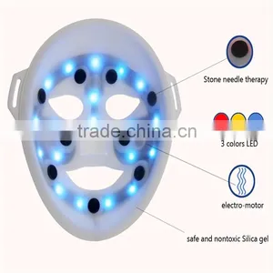 LED Facial Mask PDT Photon Facial Mask 3 Lights Skin care Red Blue Green LED For Skin Rejuvenation Wrinkle Removal Facia Facial Led Light Therapy thumbnail-5