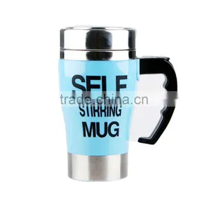 Self Stirring Coffee Mug Wholesale Stainless Steel Coffee Mug Print Thermal Mug thumbnail-4