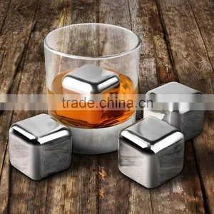 Stainless Steel Whisky Cooler Rocks/whisky Stones/wine Ice Cubes thumbnail-1
