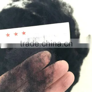 Dyed Black Sheep Wool 20.5 & 40-50mm thumbnail-3