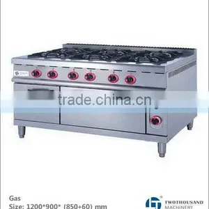 6 Burners Gas Range, 1 Oven, 1 Cabinet - 178790 BTU, TT-WE420A-1 thumbnail-1