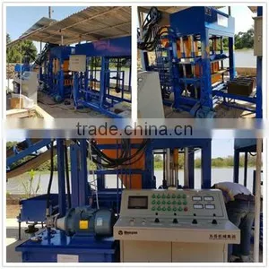 High Capacity QT4-15 Automatic Interlocking Paving Stone Machine thumbnail-3