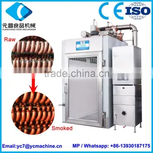 ZXL-500 Electric Heating Sausage Smoke Machine Fish Smoking Machine thumbnail-1