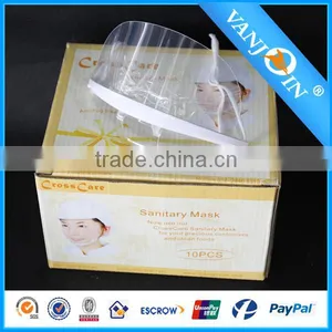 10pcs/box Plastic Industry Antimicrobial Healthcare Hygienic Face Mask thumbnail-3
