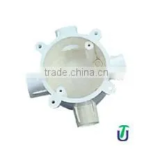 Electrical UPVC Four Way Extension Ring DIN thumbnail-1