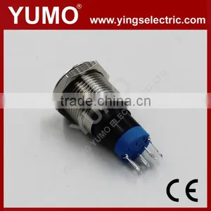 LA16JSF-11E-IP67-S ROHS 16mm Flat Round 1NO1NC Momentary Screw Terminal 2A/36VDC Push Button Membrane Switch With 3m Adhesive thumbnail-2