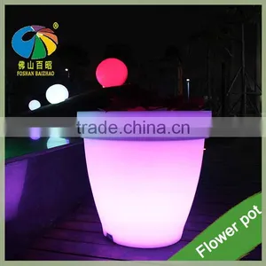 Plastic Exchange Color Supplier LED Lights Vase Pot thumbnail-1