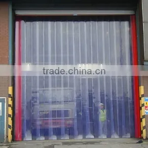 Ribbed Pvc Strip Clear Door Curtain thumbnail-2