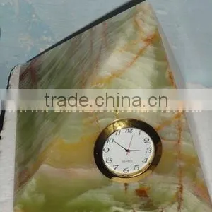 The Most Beautiful WholeSale 2017 New Design CLOCKS ONYX MARBLE HANDICRAFTS thumbnail-1