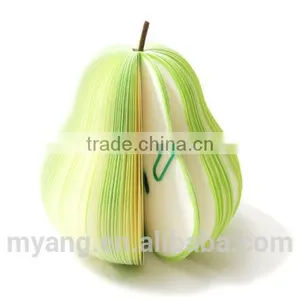 Promotional 3D Fruit Shaped Wholesale Note Paper Fruit Memo Pad thumbnail-3