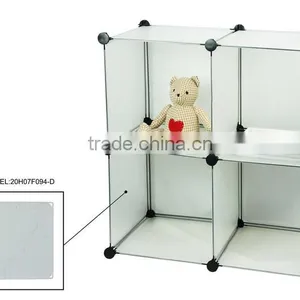 Whole Sale 12pcs Panels +18pcs ABS Connector Modular PP Storage Cubes thumbnail-2