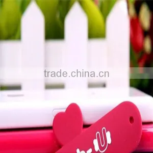 General Mobile Phone U Touch Silicone Phone Holder With 3M Adhesive& Custom Printing LOGO thumbnail-1
