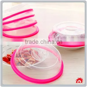 Prevent Oil Splash Food Heating Insulation Plastic Microwave Cover thumbnail-2