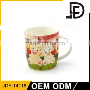 Drinkware 12oz Procelain Coffee Beer Mug, Dunk Coffee Mug for Home thumbnail-1