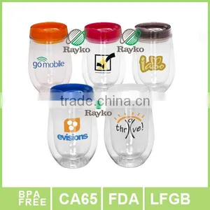 Good Quality Double Wall Clear Straw Mug thumbnail-1