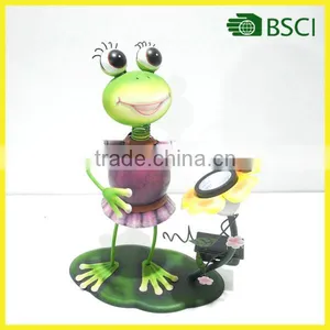 Wholesale Animal Planter With Solar Light Metal Garden Light thumbnail-1