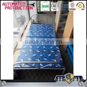 STEELITE Lightweight Dubai Cheap IK Metal Single Folding Bed Price thumbnail-3