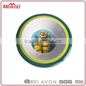 Cute Cartoon Design Children Non Slip 8oz Cereal Milk Melamine Bowl thumbnail-1