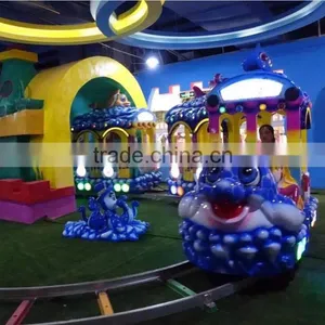 Amusement Park Electric Train Track Toy Mini Sea World Train thumbnail-1
