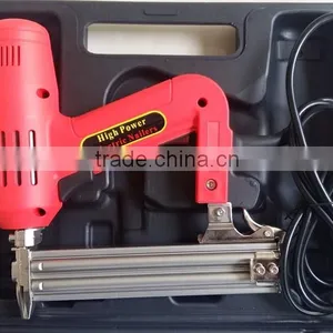 1500w Lower Noise Handheld Floor Electric Nail Gun Crown Stapler Portable Electric F30 Brad Nailer thumbnail-5