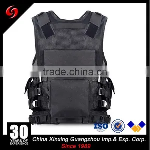 Hot Sale Micro Mesh Polyester Fabric Tactical Vest With Plastic Zipper Many Pockets for Finishing and Hunting thumbnail-1