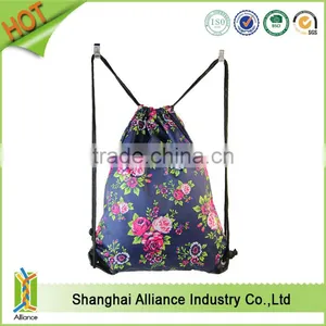 Custom Large Drawstring Satin Bag With Logo Printed thumbnail-1