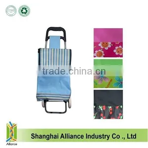 Folding Wheeled Grocery Shopping Trolley Bag thumbnail-2