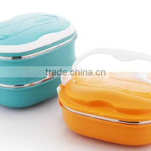 Multi-layer Stainless Steel Thermal Insulated Lunch Box Tiffin Box / Food Storage Containers thumbnail-2