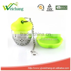 WCA290 New Style Silicone Tea Infuser Tea Strainer Tea Ball Tea Tools With Chain and Hook thumbnail-2
