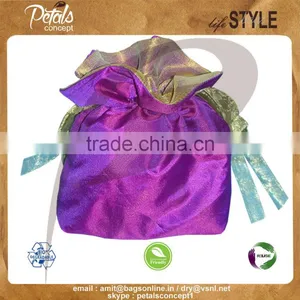 Polysilk Drawstring Pouch With Tissue Lining thumbnail-1
