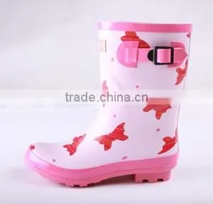 Pretty Rubber Rain Boots for Woman thumbnail-1