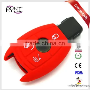 Super Quality Car Key Case Manufacturer Silicone Car Key Covers for Mercedes Benz thumbnail-1