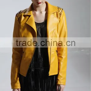 Custom Fashion Women Jacket With Studs thumbnail-1