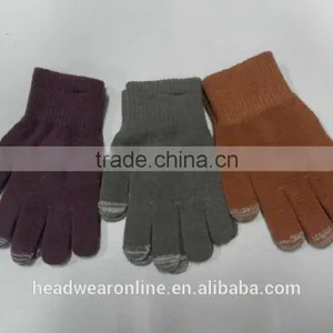 Promotional Acrylic Knitted Glove / Knitting Glove thumbnail-4