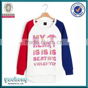 High Quality Women Cut & Sew Screen Printing t Shirt thumbnail-1
