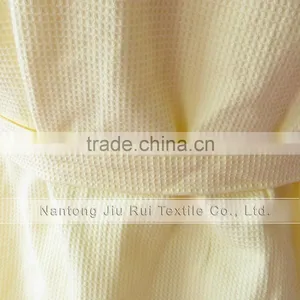 Yellow Unisex Soft Long Robes Nightwear Thick Winter Pajamas Waffle Robe Women Cotton Spa Shower Homewear thumbnail-6