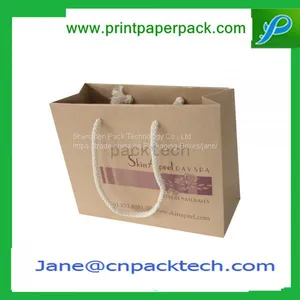 Customized Printing Fashion Bags Shopping Handbags Kraft Paper Bag thumbnail-4