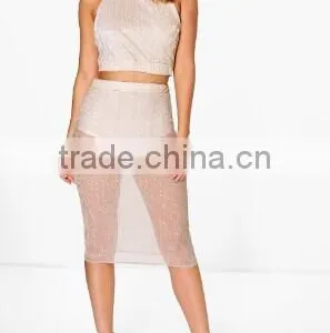 2017 New Sexy Two Set for Fashion Summer Skirt thumbnail-2