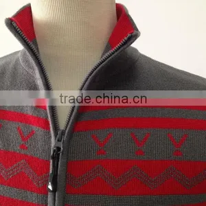 Merino Wool Zip Cardigan Men's Sweater thumbnail-2