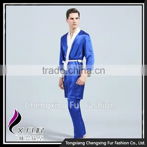 CXLLSP01Z Sexy Silk Pajamas Set Night Robe Homewear Sleepwear thumbnail-6