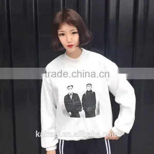 100% Cotton Popular Design Factory Produced Hot-selling High Quality Custom 3d Sweatshirt thumbnail-1