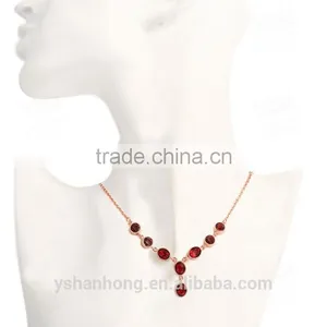 Rose Gold Long Sweater Fashion Chain Neaclaces thumbnail-5