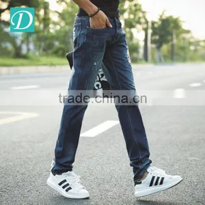 New Design Hole Jeans Men Distressed Ripped Pants thumbnail-1