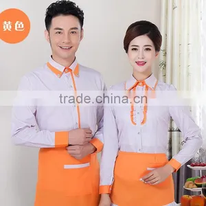 Custom New Design Fashionable Embroidery Logo Hotel Receptionist Uniforms Wholesale thumbnail-4